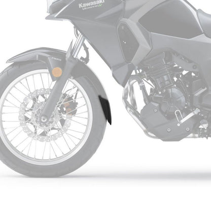 Puig Achterspatbordverlenger - Kawasaki Versys X-300 2017-2026 - Mat Zwart / Zwart
