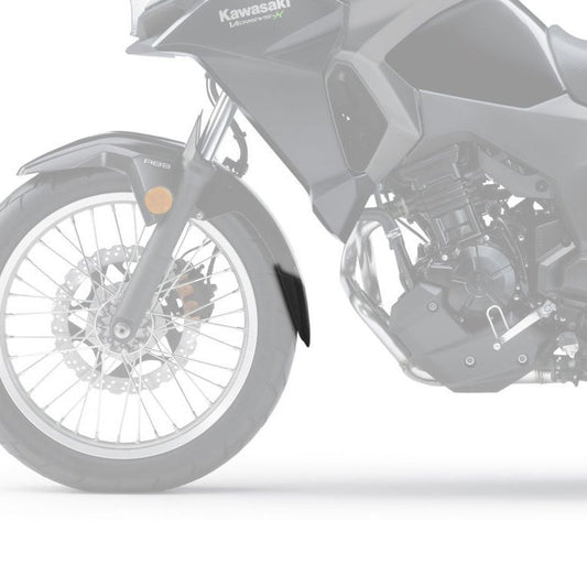 Voorspatbord verlenger voor de achterkant zwart Puig Kawasaki Versys-X300 '17-'21