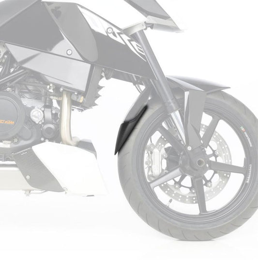 Voorspatbord verlenger voor de achterkant zwart Puig KTM 690 Duke/R '08-'11