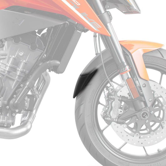 Voorspatbord verlenger voor de achterkant zwart Puig KTM 790 Duke '18-/ 890 Duke '21-/ R '20-