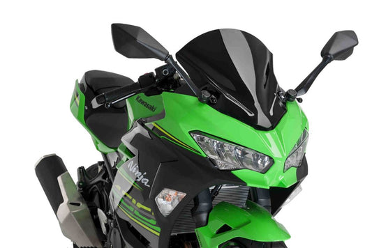 Vervangingsruit Jetstream Puig Kawasaki Ninja 400 '18--zwart