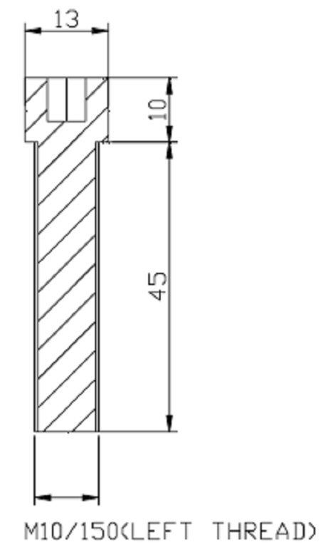 Stuurspiegel adapter Puig rechts