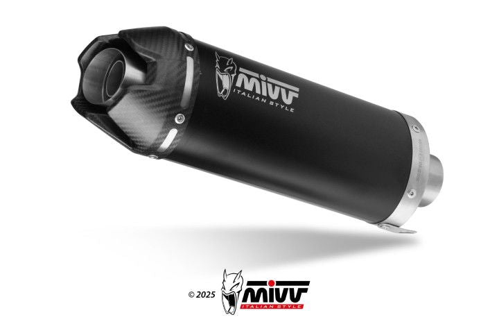 Mivv 3-1 Systeem Met Ak-1 Zwart Rvs Yamaha Mt-09 '24- Goedgekeurd