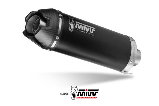 Mivv 3-1 Systeem Met Ak-1 Zwart Rvs Yamaha Mt-09 '24- Goedgekeurd