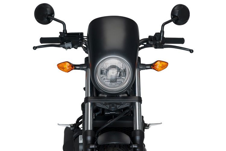 Stuurkuipje Zwart Model Semi-Closed Met Ruitje Custom Access Honda Cmx 500 Rebel '17-