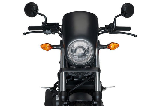 Stuurkuipje Zwart Model Semi-Closed Met Ruitje Custom Access Honda Cmx 500 Rebel '17-