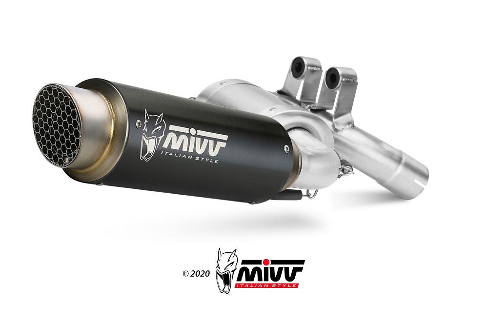 Mivv Gp Pro Black Rvs Bmw F900R '20-