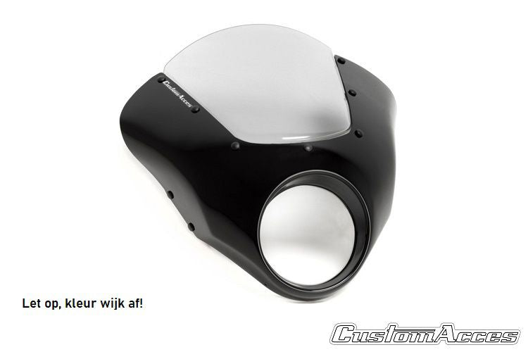 Stuurkuipje Zwart Model Semi-Closed Met Ruitje Custom Access Honda Cmx 500 Rebel '17-'19