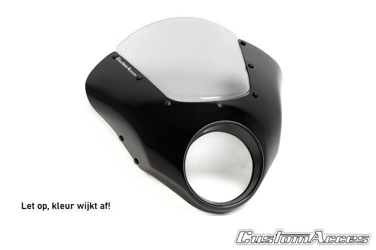 Stuurkuipje Zwart Model Semi-Closed Met Ruitje Custom Access Honda Cmx 500 Rebel '17-'19