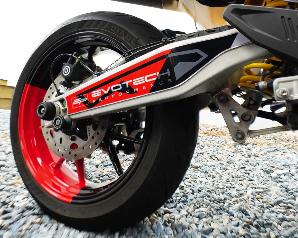 Swingarm sticker / protector Evotech Performance Ducati Hypermotard 698 Mono '24-