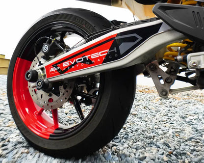 Swingarm sticker / protector Evotech Performance Ducati Hypermotard 698 Mono '24-