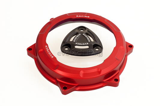 Koppeling deksel met kijkglas en drukplaat Evotech Ducati Panigale 1199 / 959 / 1299 / V2