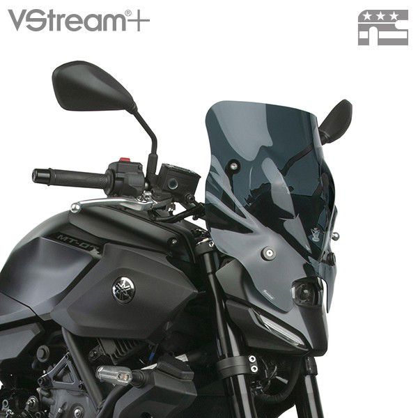 Vervangingsruit Vstream Short Donker Getint National Cycle Yamaha Mt-07 '25-