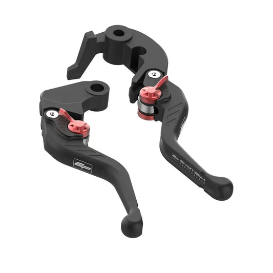 Hendel set kort Evotech Performance zwart/rood Yamaha XSR900 '22-