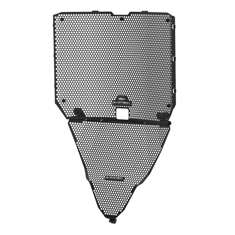 Radiatorcover / Header Guard Set Zwart Evotech Performance Yamaha Yzf-R9 '25-