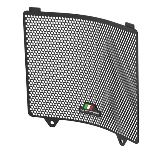 Radiatorcover zwart Evotech Performance Ducati DesertX V2 '26-