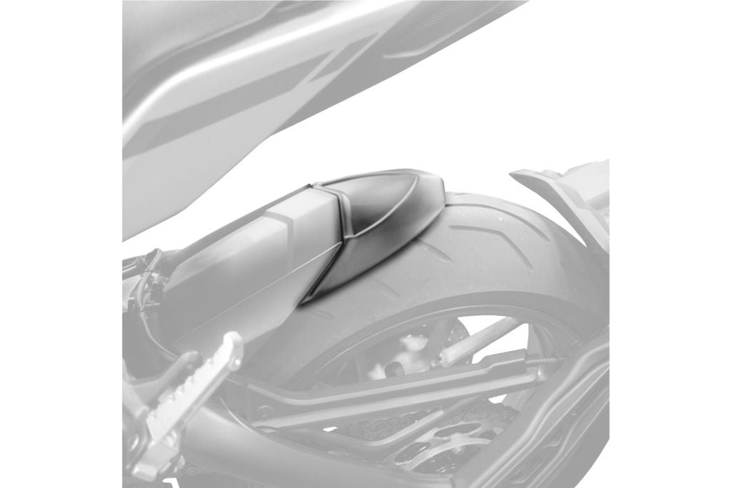 Achterspatbord verlenger mat zwart voor het originele spatbord Yamaha MT-09 / XSR900