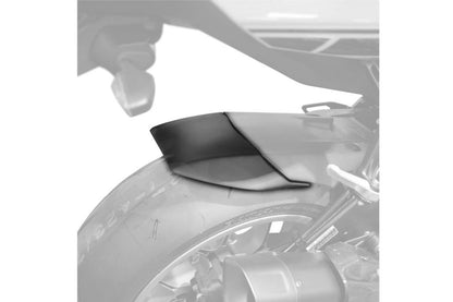 Achterspatbord verlenger mat zwart voor het originele spatbord Yamaha YZF-R1 '15-'21