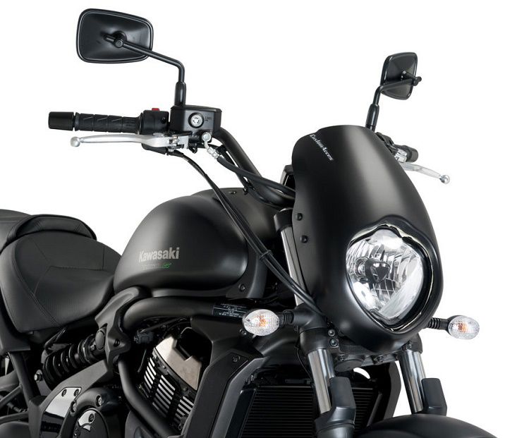 Stuurkuipje Zwart Model Semi-Closed Met Ruitje Custom Access Yamaha Xv950/R/Racer '14-'19