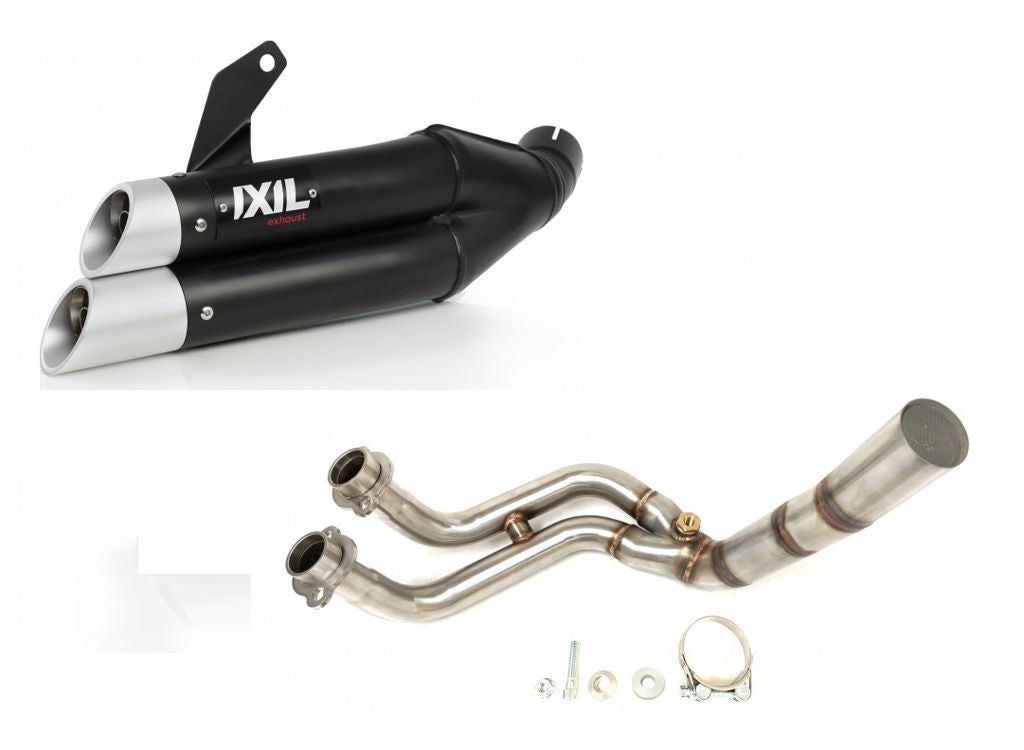 Full System - Dual Hyperflow Black Xl Yamaha Mt-07 / Tracer 7 / Gt / Xsr700