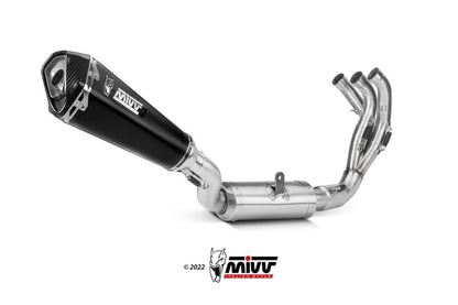 Mivv 2-1 Systeem Met Delta Race Carbon Demper Yamaha Mt-09 / Sp '21-23