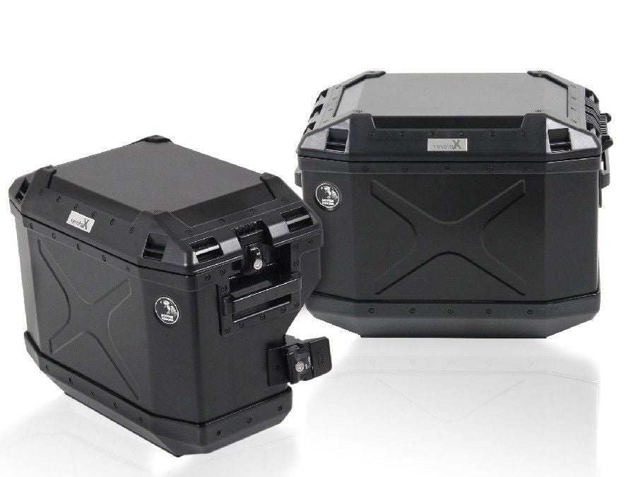 Kofferset Hepco&Becker 'Cutout' Zwart Bmw R12 G/S '25-