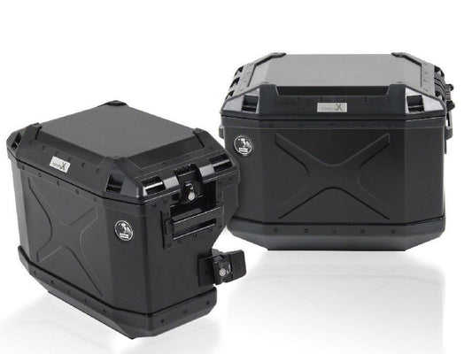 Kofferset Hepco&Becker 'Cutout' Zwart Bmw R12 G/S '25-
