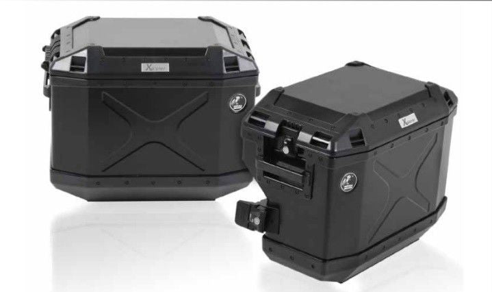 Kofferset Hepco&Becker 'Cutout' Met Rvs Rek En Xplorer Black Koffers Bmw R1200Gs Lc Adventure '14-
