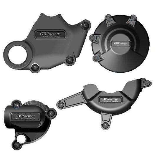 GB-Racing engine cover set Ducati 848 2008- (koppeling, dynamo, waterpomp en oil inspection)