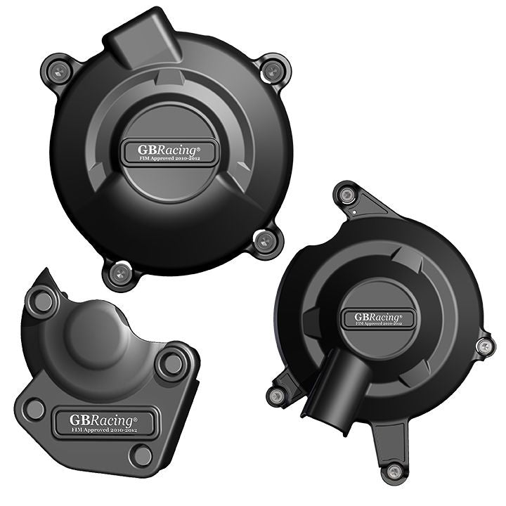 GB-Racing engine cover set Triumph Daytona 675/R / Street Triple 675/R (koppeling, pulse en dynamo)