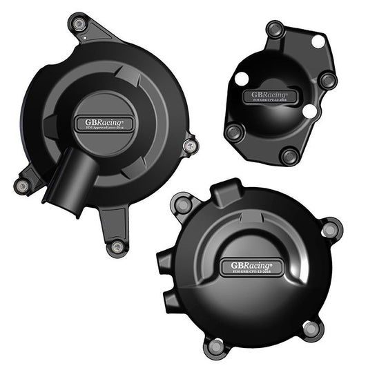 Gb-Racing Engine Cover Set Triumph Daytona 675R / Street Triple 765 (Koppeling, Pulse En Dynamo)