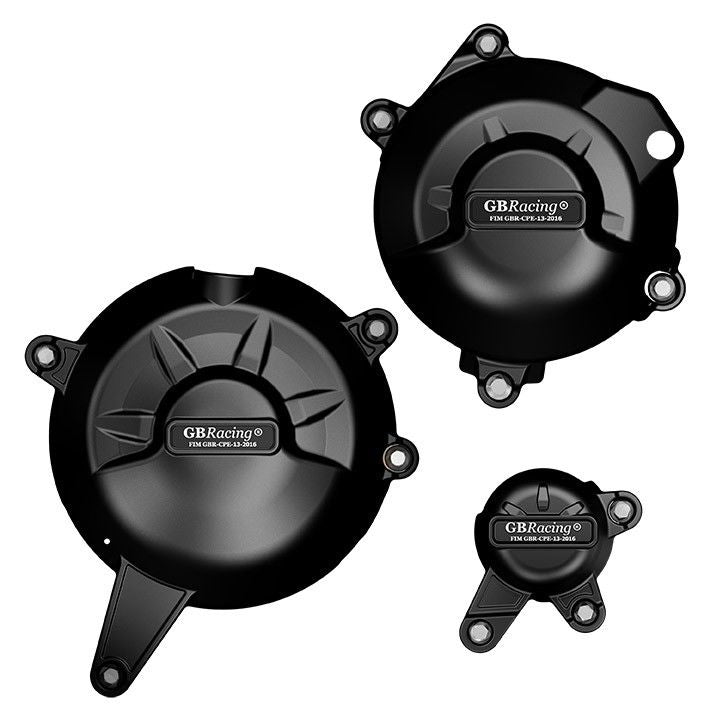 Gb-Racing Engine Cover Set Kawasaki Z650 / Ninja 650 2017- (Koppeling, Pulse En Dynamo)