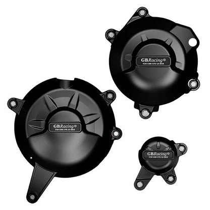 Gb-Racing Engine Cover Set Kawasaki Z650 / Ninja 650 2017- (Koppeling, Pulse En Dynamo)