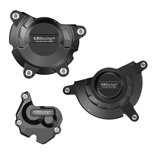 GB-Racing engine cover set Kawasaki ZX10-R '11- (koppeling, pulse en dynamo)