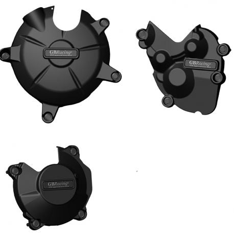 GB-Racing engine cover set Kawasaki ZX6-R '13-20 (koppeling, pulse en dynamo)