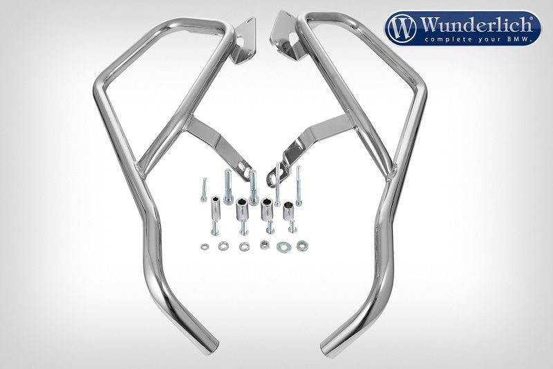 Engine Protection Bar Set Bmw K1600B/Grand America/Gt/Gtl - Chromed Wunderlich