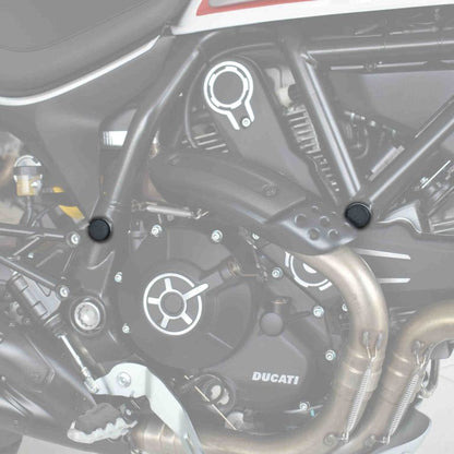 Frame End Caps Puig Voor De Ducati Monster 797 / Scrambler Icon-Classic-Full Throttle / Sixty2 / Urban Enduro /Flat Track Pro / Desert Sled / Cafe Racer