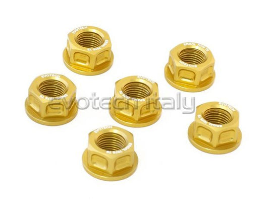 Tandwielmoer aluminium Evotech TBK6-036