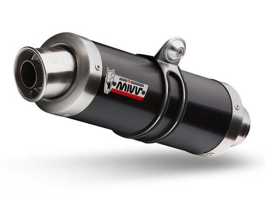 MIVV compleet systeem met steel black GP demper KTM 125 Duke '11-16 / 200 Duke '12