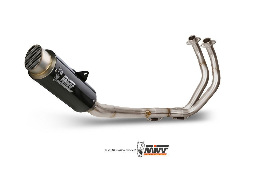 Mivv 2-1 Systeem Met Gp Pro Carbon Yamaha Mt-07 '25- Goedgekeurd