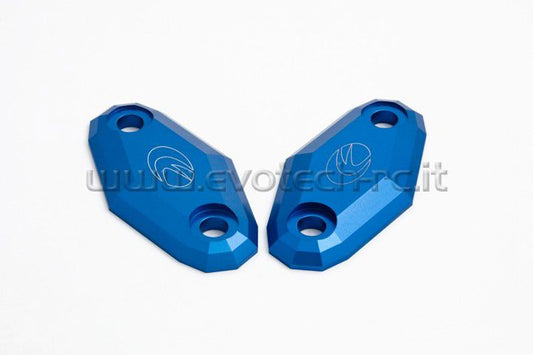 Spiegelafdekplaatjes Evotech Kawasaki ZX6-R '05-'08/ ZX10-R '04-'10-Blauw