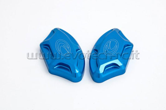 Spiegelafdekplaatjes Evotech Yamaha YZF-R6 2008-2013-Blauw