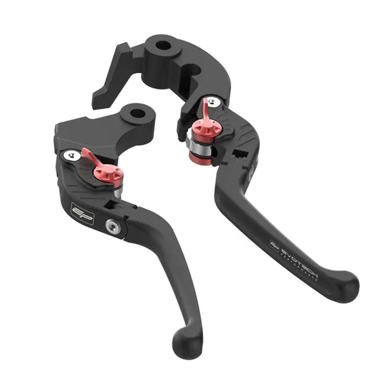 Hendel set opklapbaar Evotech Performance zwart/rood Yamaha Tracer 9 '25-