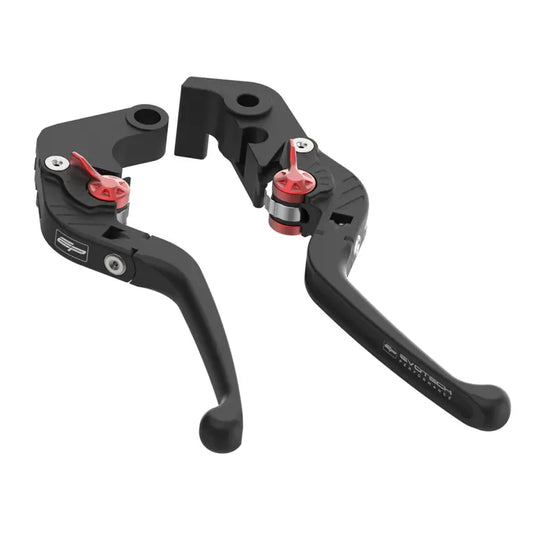 Hendel set Evotech Performance zwart/rood Aprilia Dorsoduro 1200 '11-16