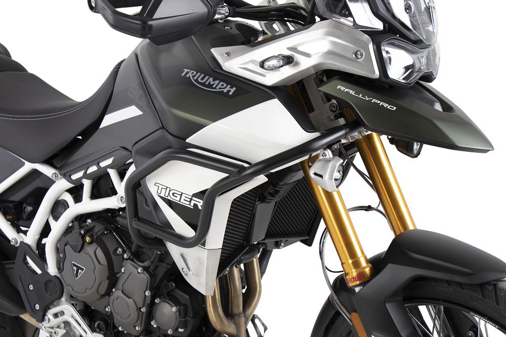 Tank Valbeugel ''Solid'' (Tank Guard) Zwart Hepco&Becker Triumph Tiger 900 Rally/Gt/Pro '20-'23