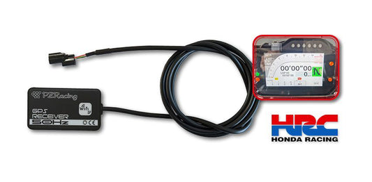 PZRacing GPS ontvanger voor OEM tellers en HRC kabelboom Honda CBR1000RR-R / CBR600RR '24-