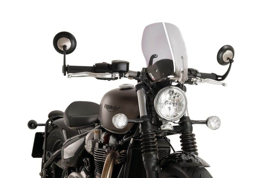 Windscherm Puig Model Naked Triumph Bonneville Bobber '17-