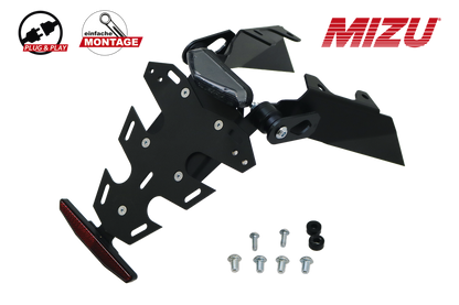 Kentekenplaathouder MIZU incl. LED achterlicht diverse KTM 125 / 390 modellen