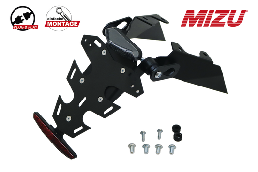 Kentekenplaathouder MIZU incl. LED achterlicht diverse KTM 125 / 390 modellen