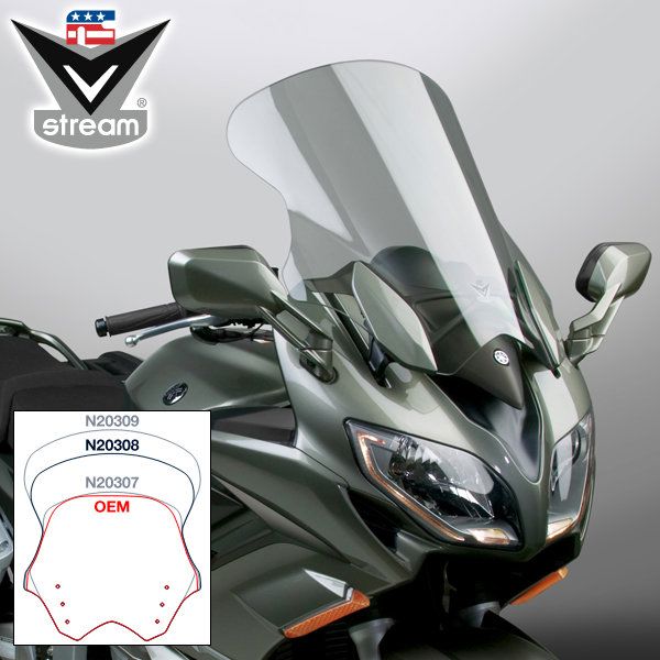 Vervangingsruit National Cycle Vstream Sport / Touring Yamaha Fjr1300 '13-21